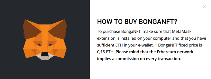 How to buy BongaNFT and use the BongaCams CashBack NFT program