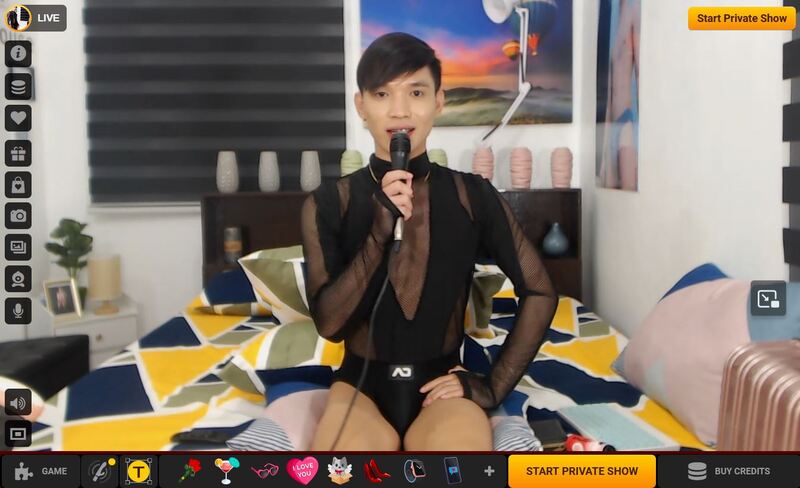 LiveJasmin is one of the best premium gay cam sites that offers a ASMR category