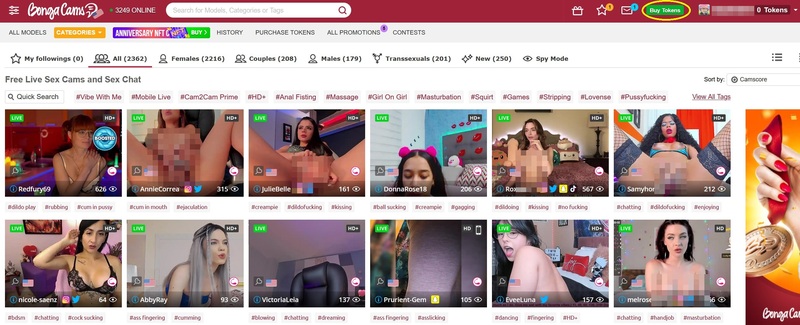 BongaCams offers 24/7 live customer care BongaCams offers many types of ways to pay for tokens