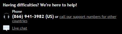 121SexCams customer support section