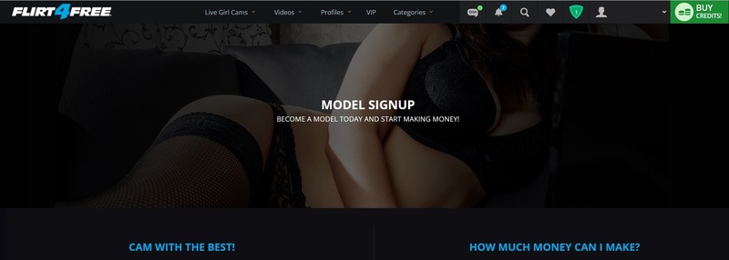 How to become a webcam model on Flirt4Free