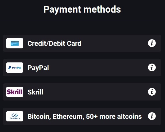 BimBim offers multiple payment methods depending on where you live