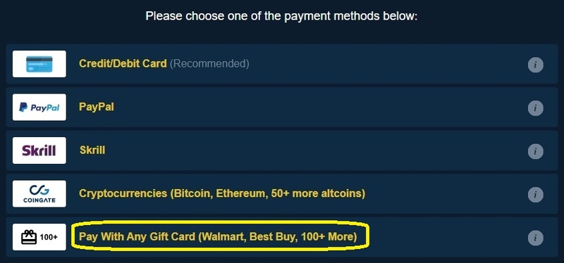 How to pay with a gift card at CameraBoys.com