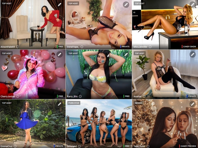 ImLive offers the best filters to find your perfect webcam model