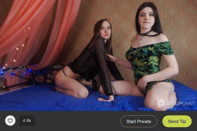 Stripchat - live chats with lesbian couples paid with PayPal 