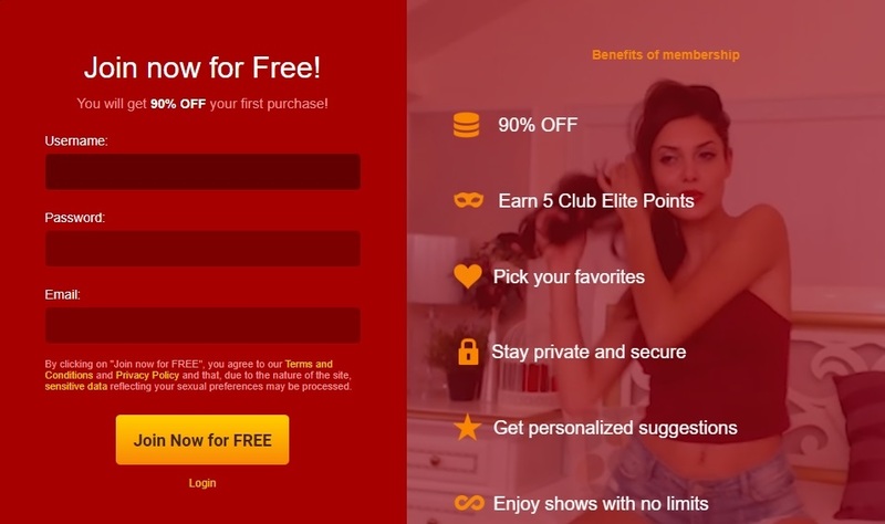 LiveJasmin promo of 90% off for first-time members