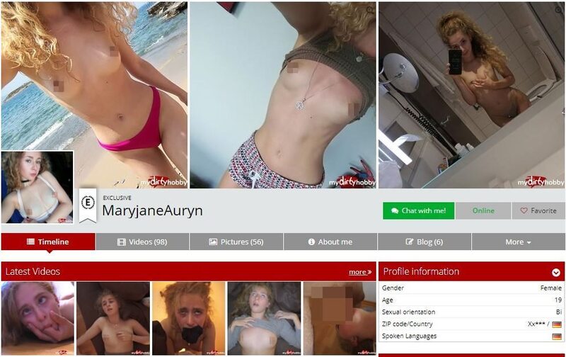 MyDirtyHobby cam model profile