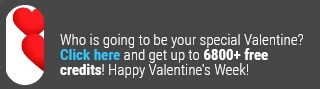 SecretFriends Valentine's Day cam site promotion