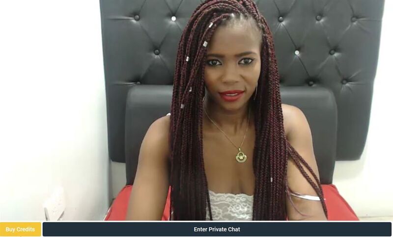 Ebony live cam girl on Sexier