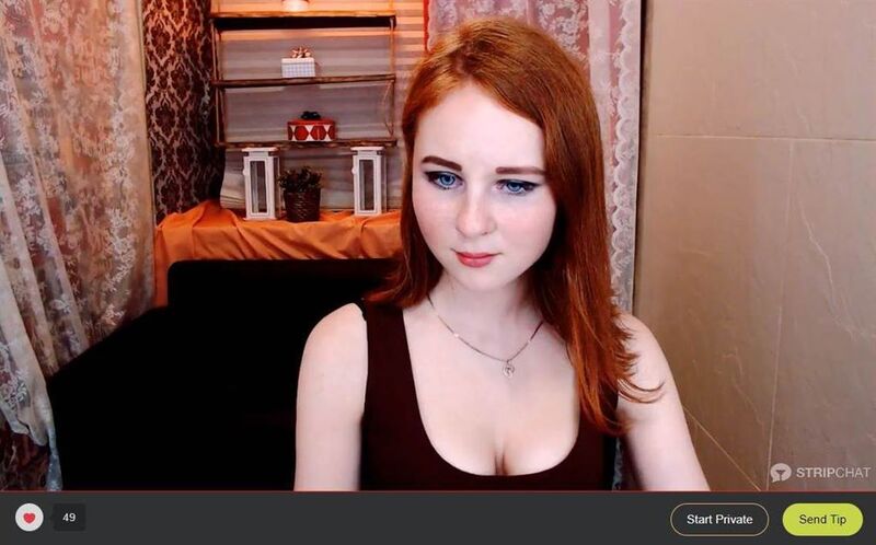 Stripchat pale ginger webcam girl